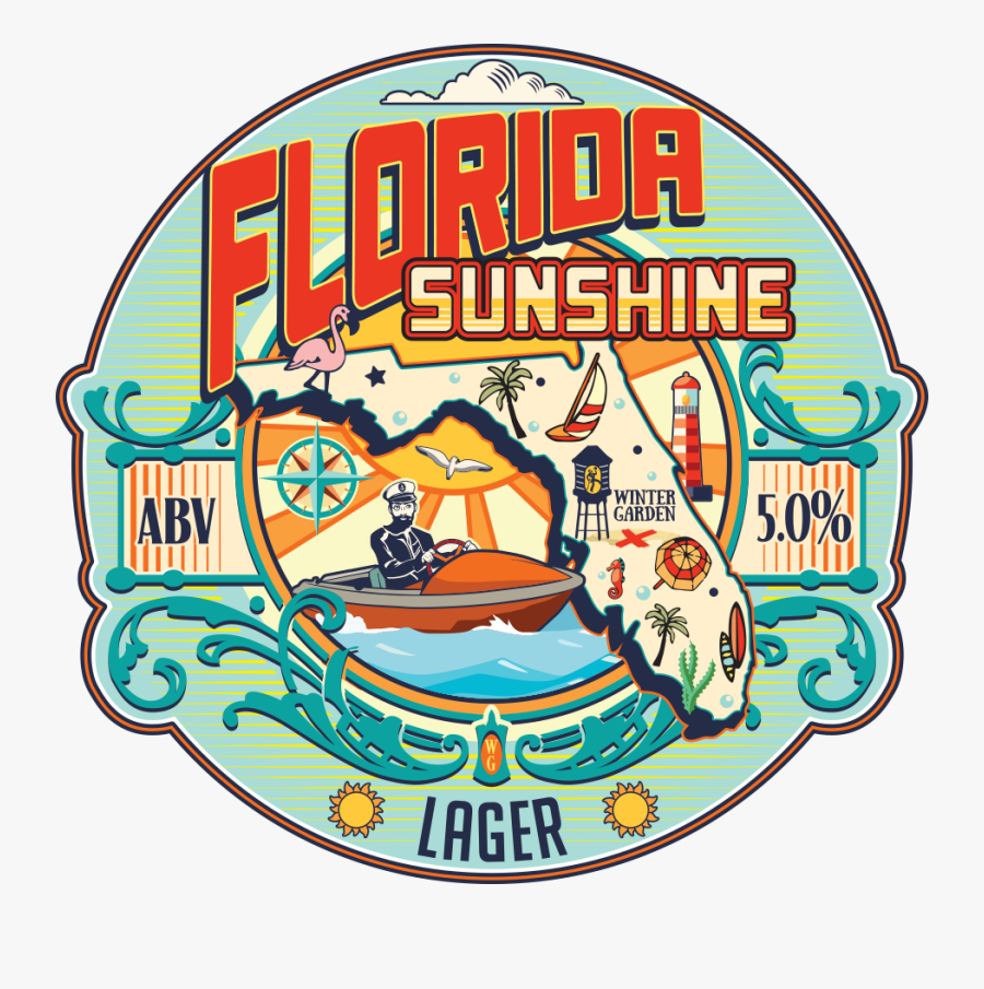 Florida Sunshine, Transparent Clipart