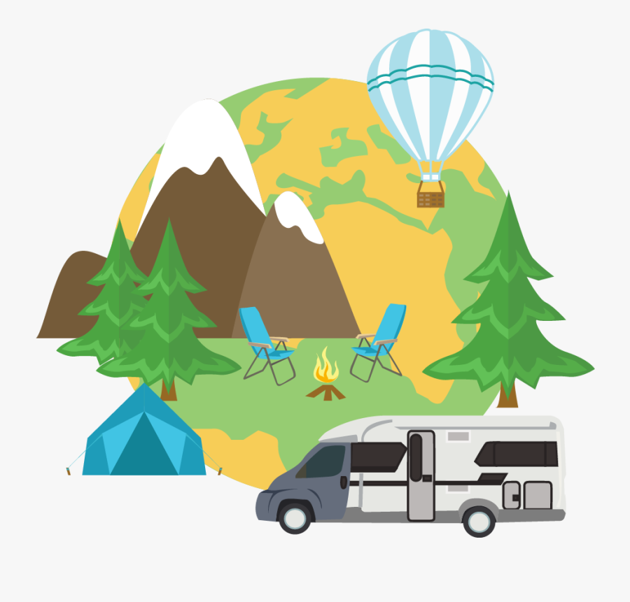 Nautical Tourism Camping Clip Art - Tourism, Transparent Clipart