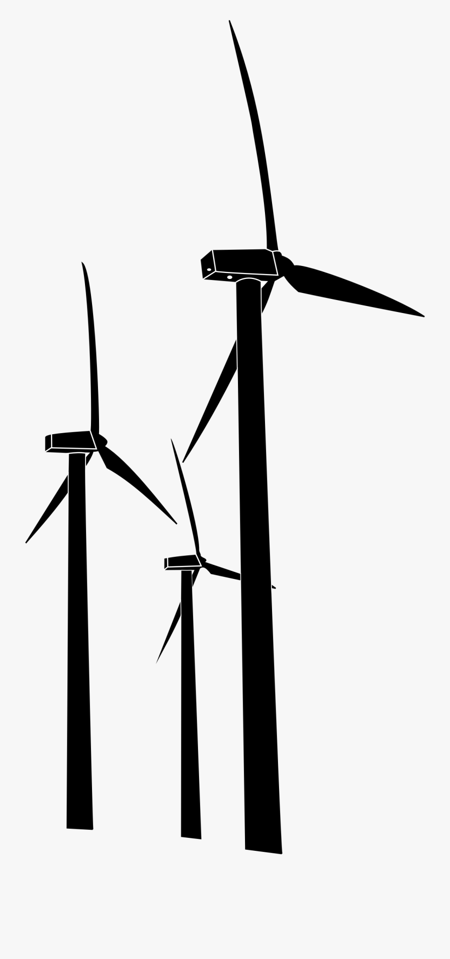 Wind Turbines - Wind Turbine Clipart, Transparent Clipart