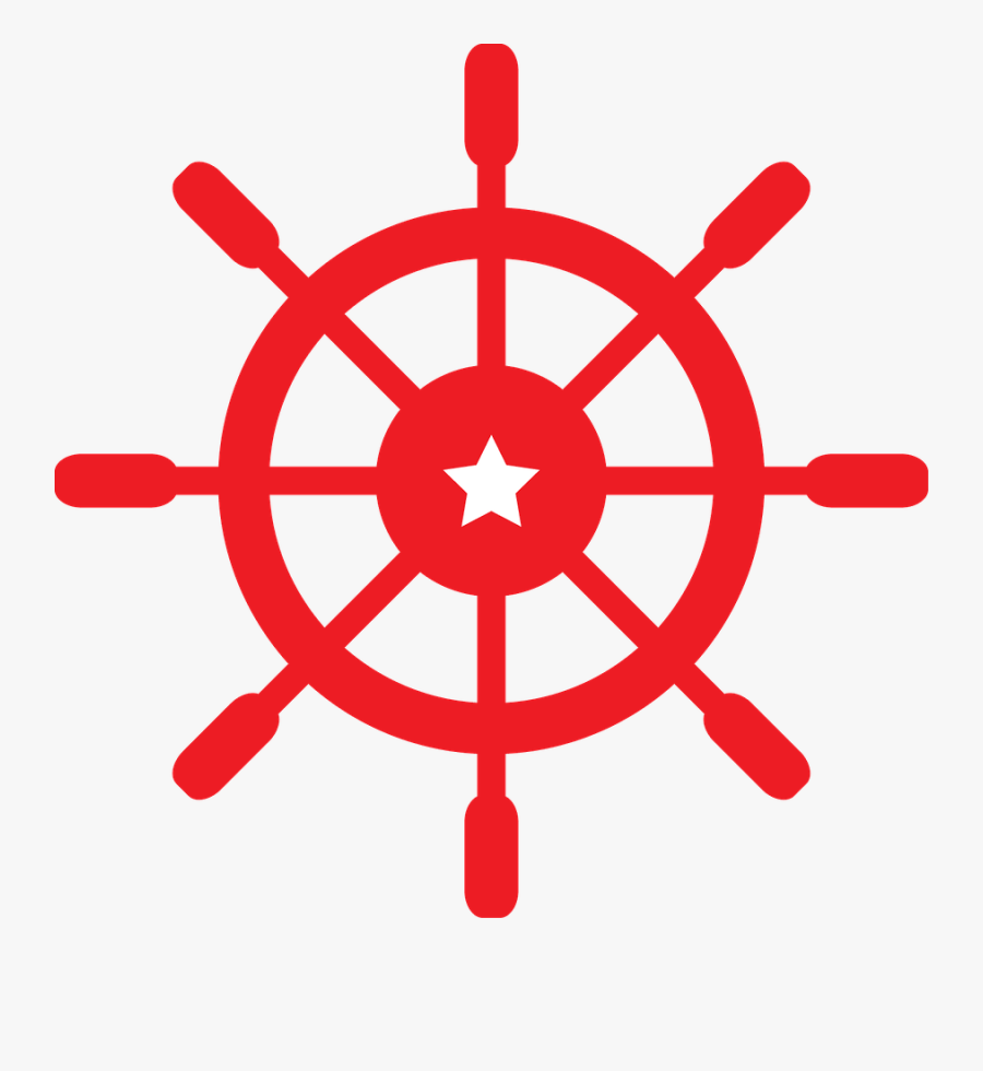 Nautical Clipart - Ship Wheel Transparent Background, Transparent Clipart