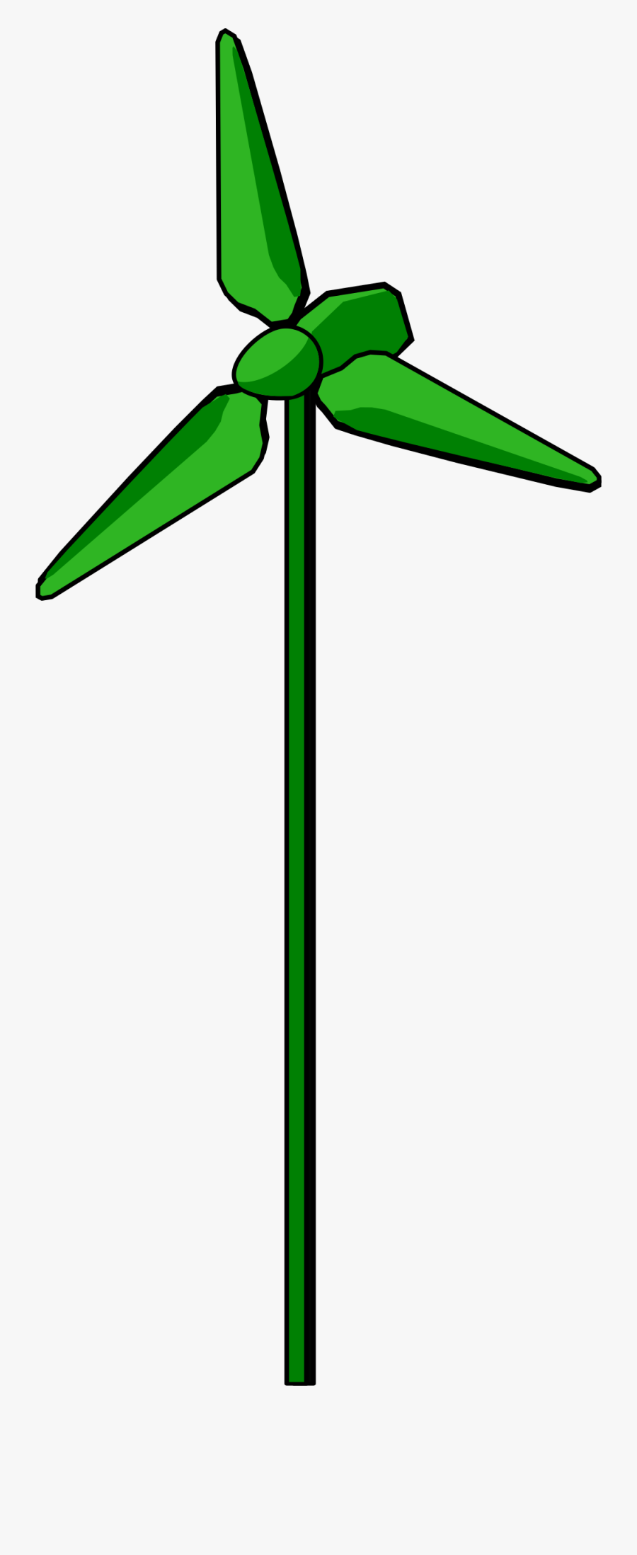 Wind Turbine Clip Art, Transparent Clipart