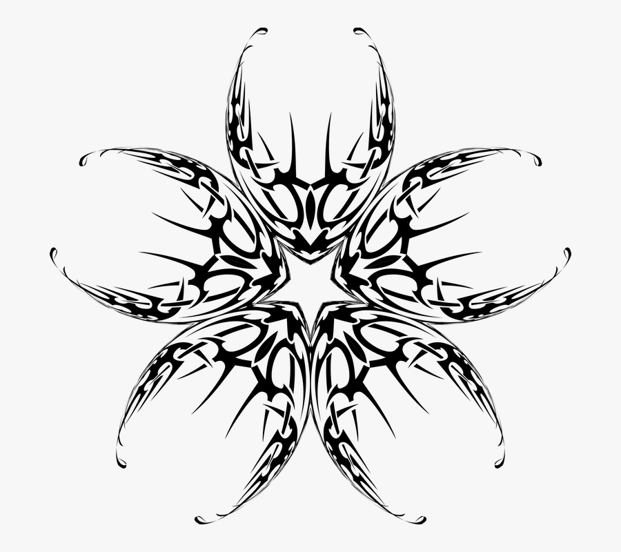 Nautical Star Vector 18, Buy Clip Art - Tribal Stars Silhouette Png, Transparent Clipart