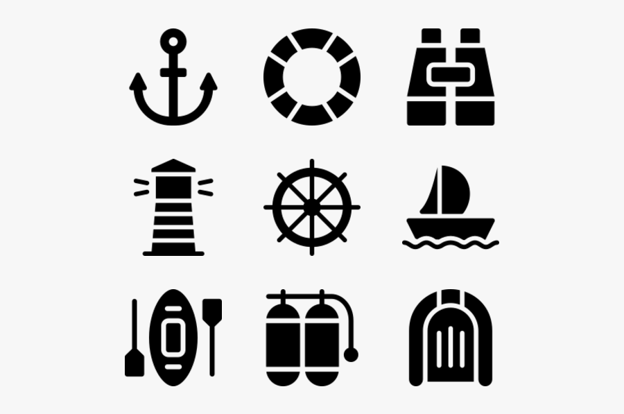 Nautical - Nautic Icon, Transparent Clipart