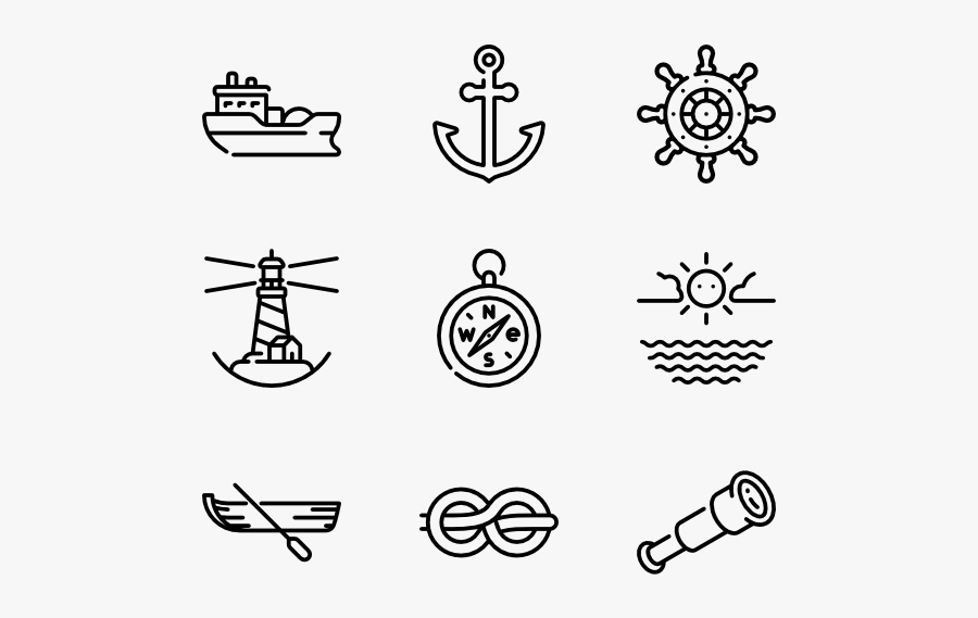 Nautical - Seamstress Icon, Transparent Clipart