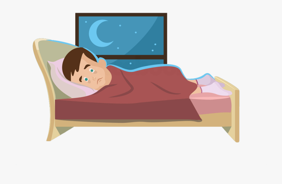 Clipart Bed Man Woman - Not Enough Sleep Clipart, Transparent Clipart