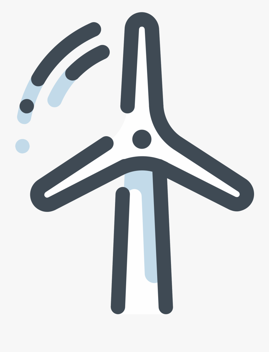 Wind Turbine Icon - Turbine Icon Png, Transparent Clipart