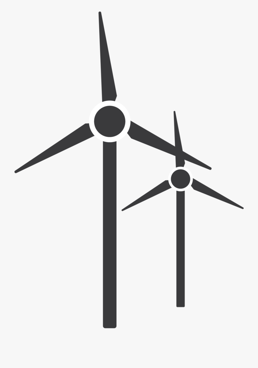 Wind Turbine,wind,line,clip Art,clock,windmill - Turbine Png, Transparent Clipart