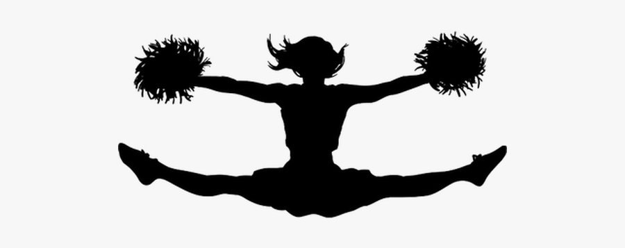 Cheer Stunts At Getdrawings - Cheerleading Toe Touch Clipart, Transparent Clipart