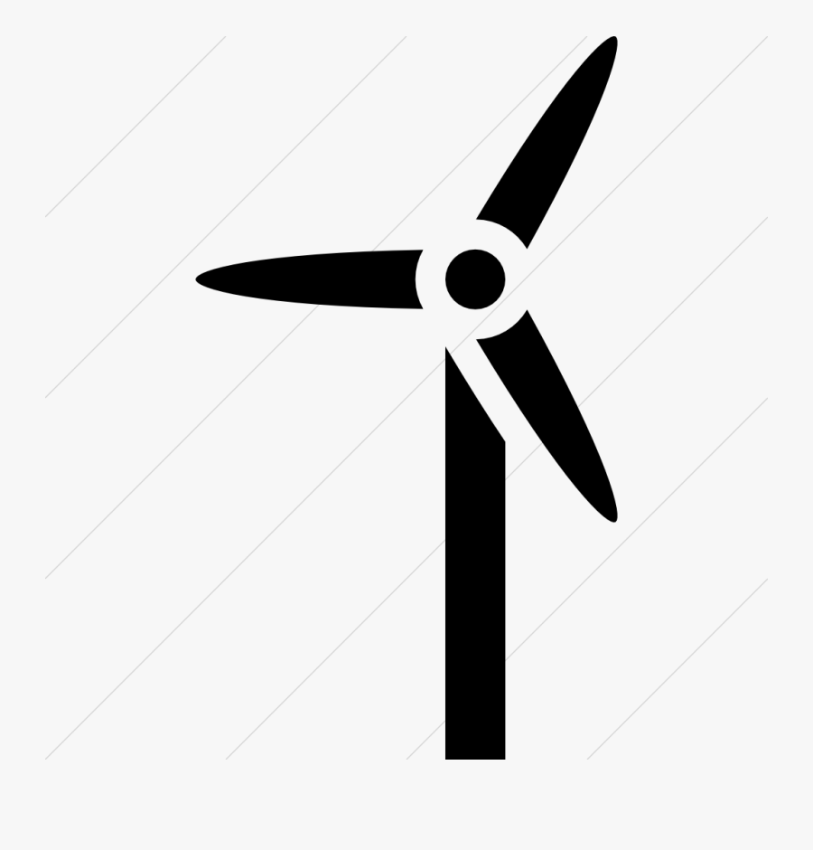 Wind Turbine Clipart Icon - Wind Turbine Clipart, Transparent Clipart