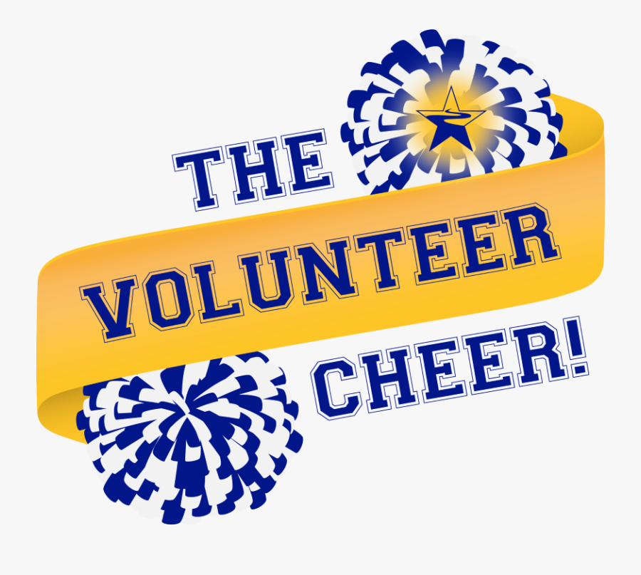 Volunteer Cheer - Floral Design, Transparent Clipart