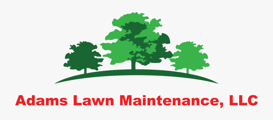 Adams Lawn Maintenance, Llc Svg Freeuse - Trees Landscape Logo Clipart, Transparent Clipart
