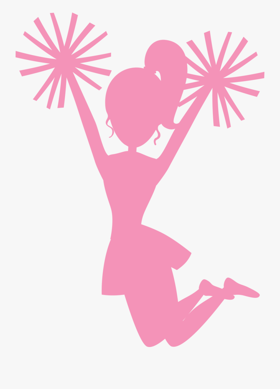 Cheer Silhouette, Transparent Clipart