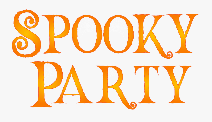Spooky Party Png Clip Art Image - Poster, Transparent Clipart