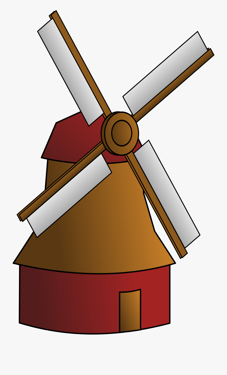 Free Clipart - Windmill Clipart Png, Transparent Clipart