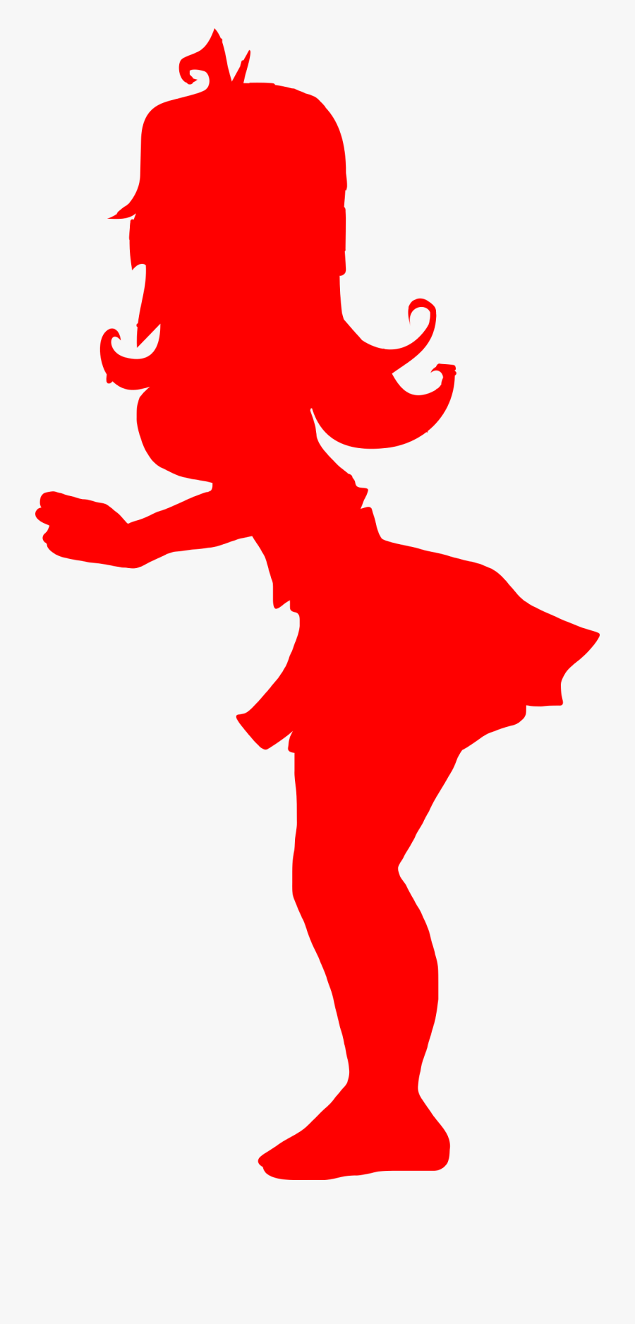 Japanese Cheerleader Silhouette Clip Arts - Pink Silhouette Cheerleader Png, Transparent Clipart