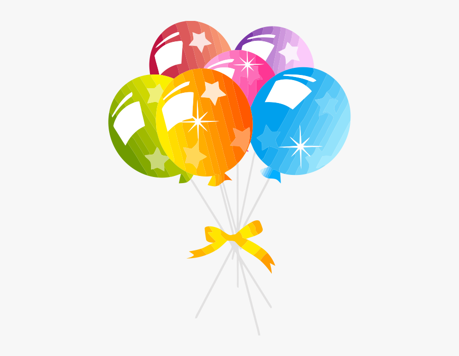 Cartoon Balloons Transparent Background, Transparent Clipart