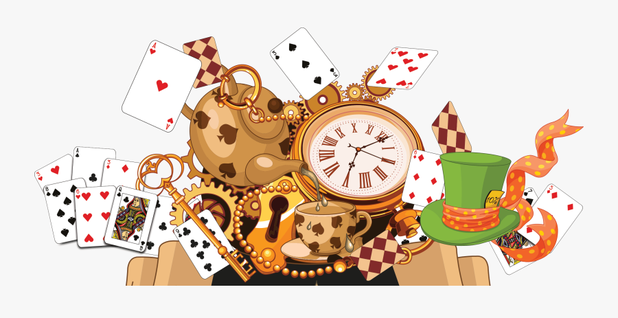 Alice"s Adventures In Wonderland White Rabbit Mad Hatter - Alice In Wonderland Png, Transparent Clipart