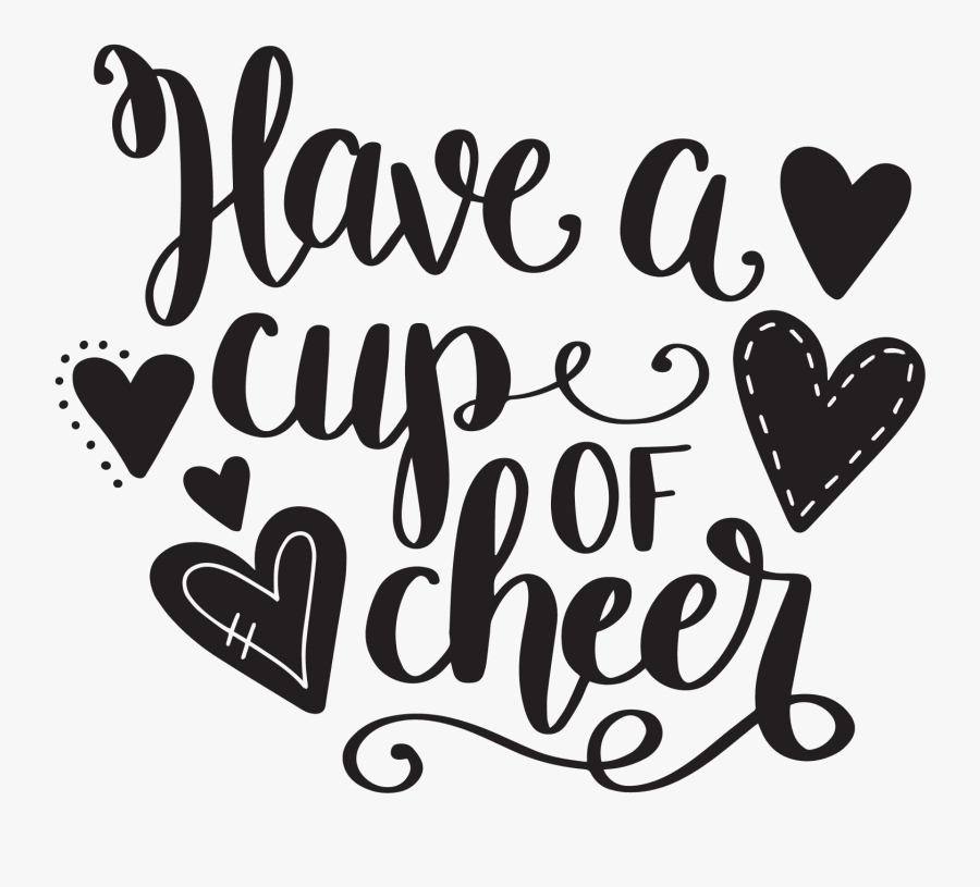 Hand With Cup Silhouette, Transparent Clipart