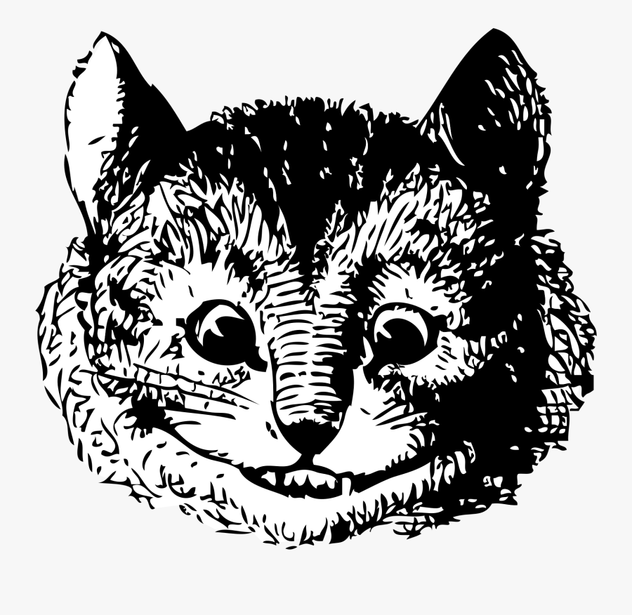 The Cheshire Cat From Alice In Wonderland - John Tenniel Cheshire Cat, Transparent Clipart