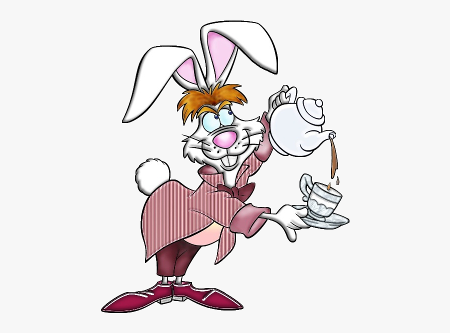 Alice In Wonderland Rabbit Transparent, Transparent Clipart