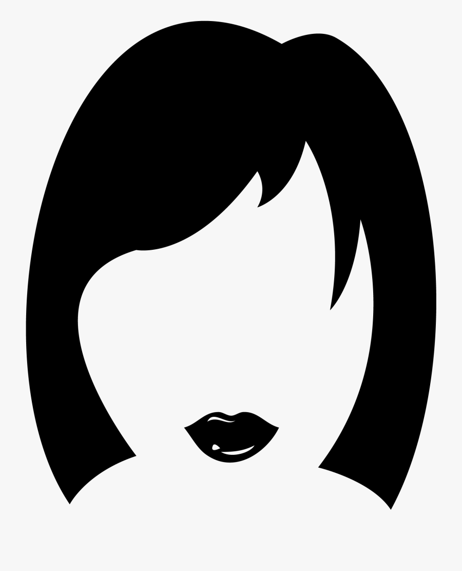 Haircut Clipart Woman Hair - Ladies Hair Clip Art, Transparent Clipart