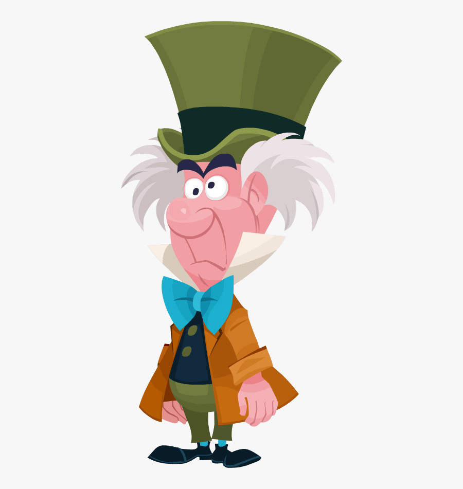 Mad Hatter Disney Transparent Png - Mad Hatter Png, Transparent Clipart