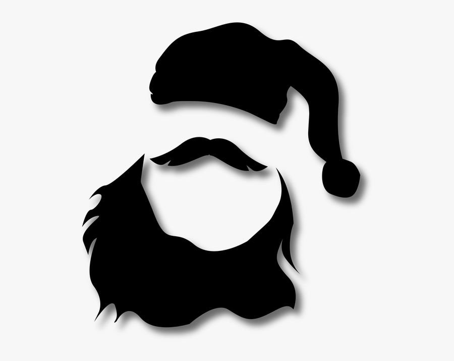 And Hair,clip Art - Barba Papai Noel Png, Transparent Clipart