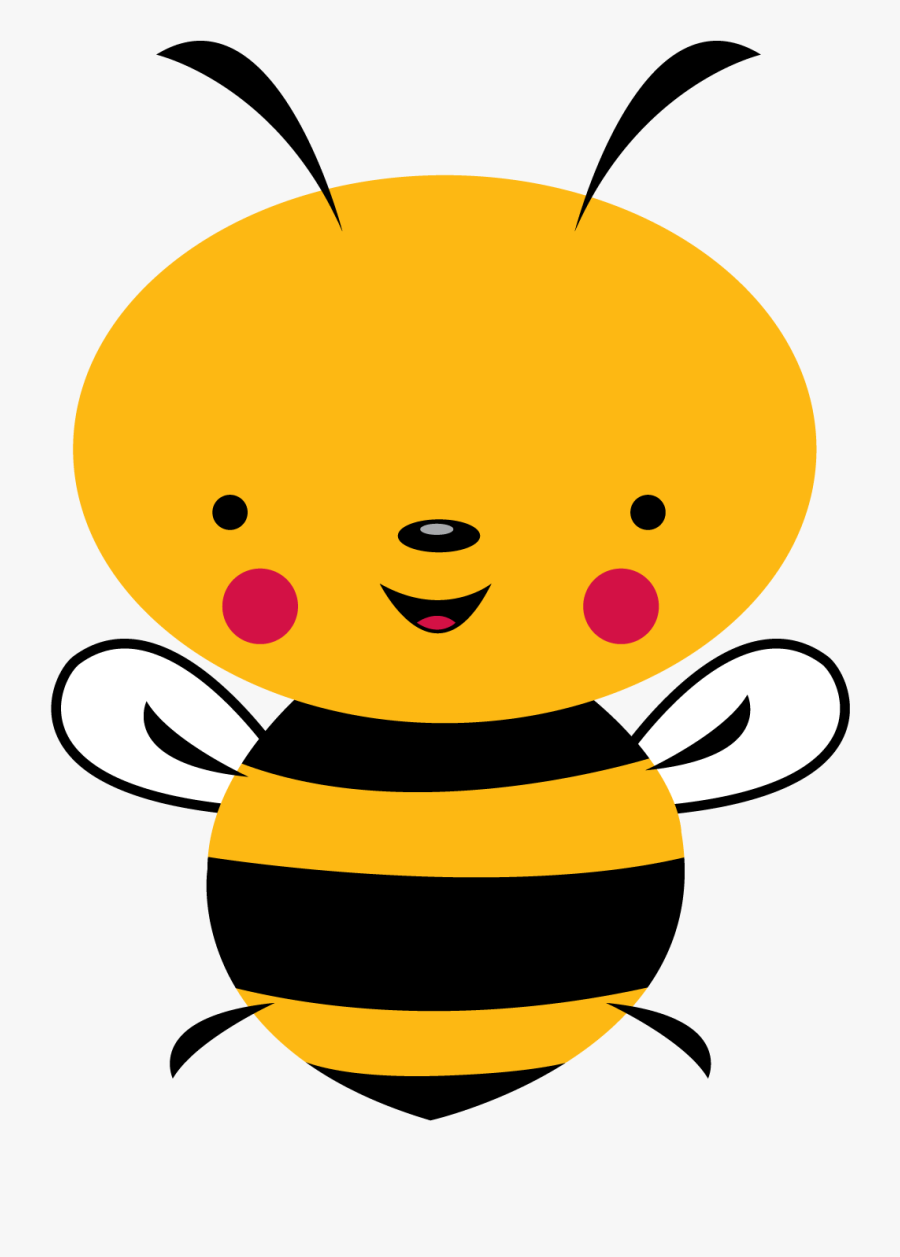 Transparent Bumble Bee Clipart - Abelha Infantil, Transparent Clipart