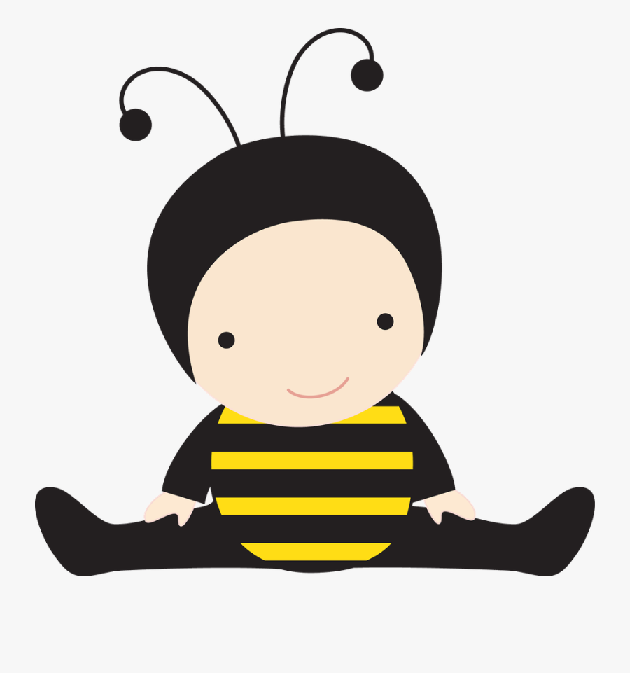 Baby Bumble Bee Clip Art, Transparent Clipart