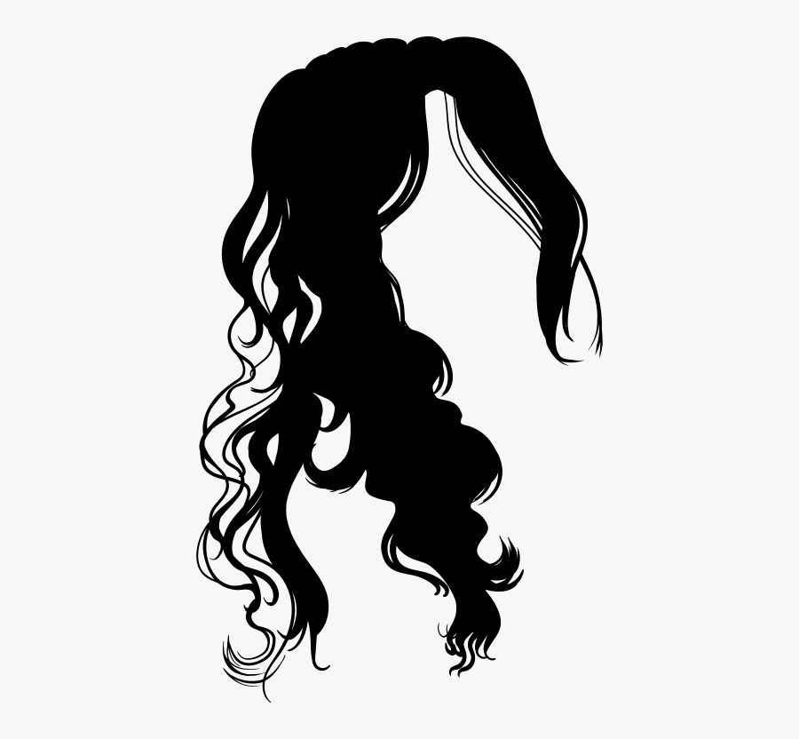 Transparent Afro Clipart - Woman Hair Silhouette Png, Transparent Clipart