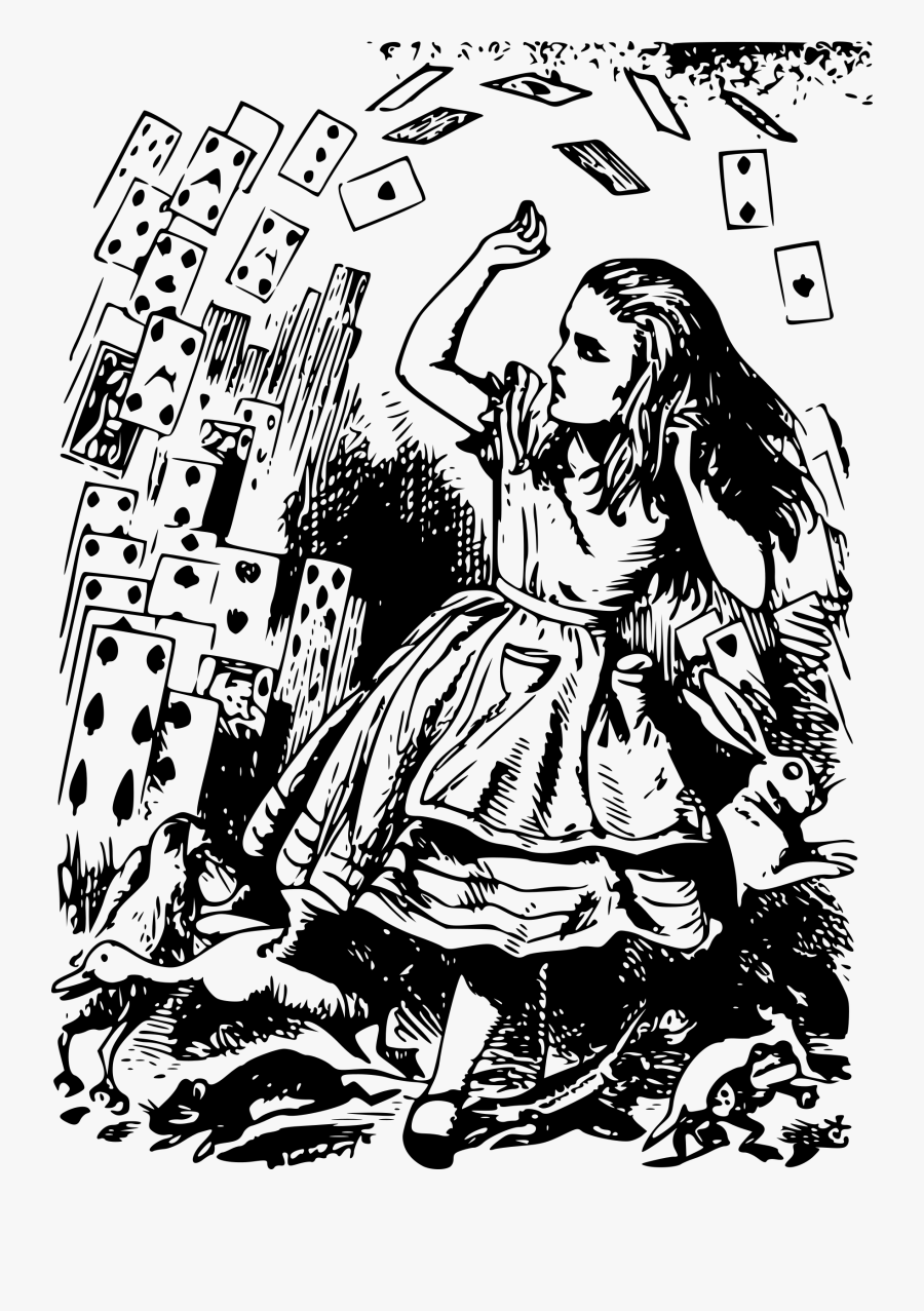 Alice In Wonderland - Alice In Wonderland Original Etchings, Transparent Clipart