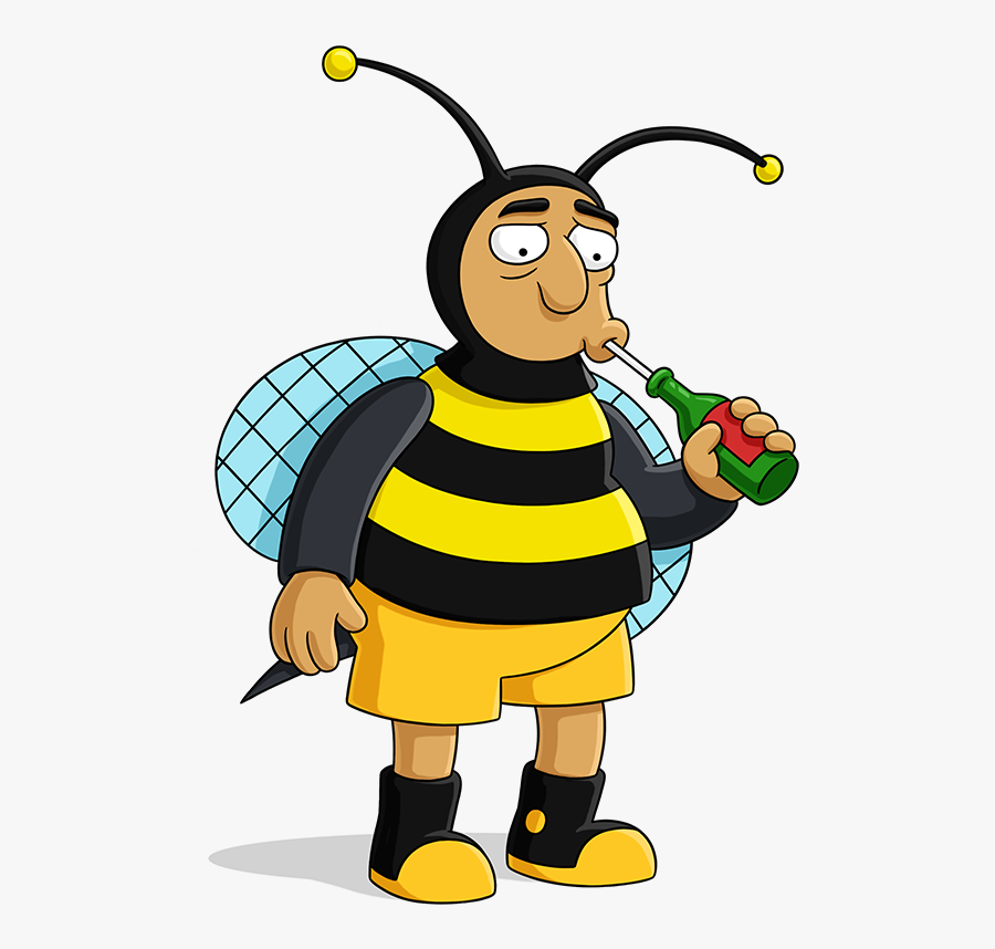 Bumblebee Man - Simpsons Bumblebee Man, Transparent Clipart
