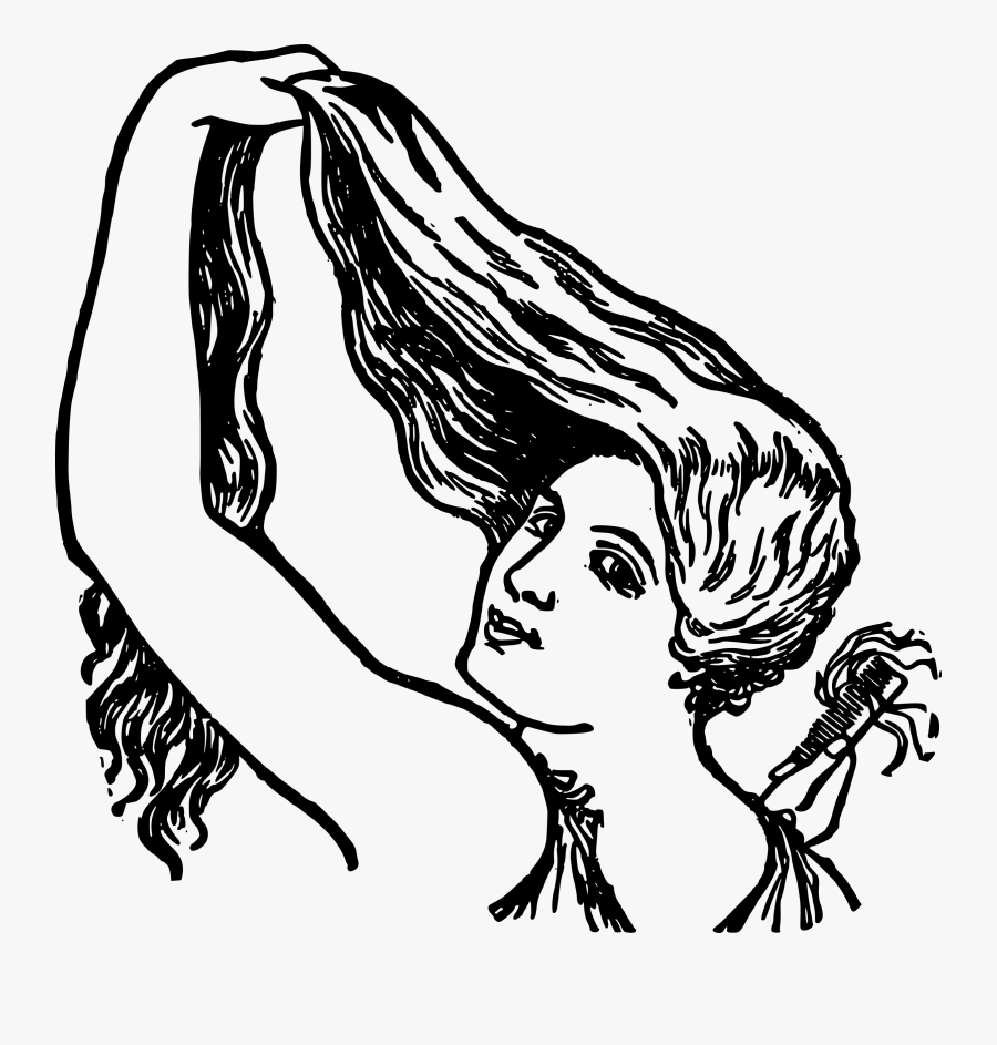 Art,monochrome Photography,hair, Transparent Clipart