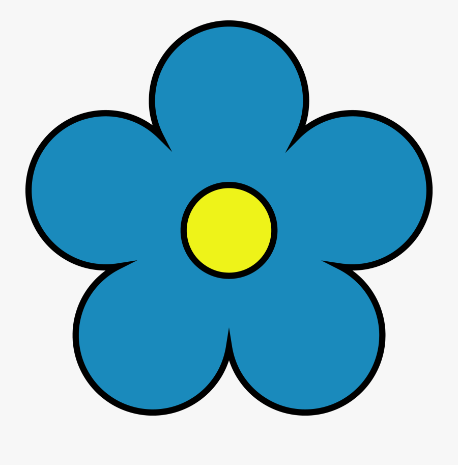 Blue Flower Png Clipart, Transparent Clipart