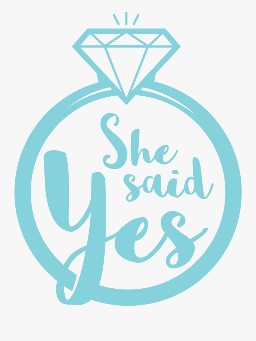 She Said Yes Png Pluspng - 1st Birthday Baby Shark, Transparent Clipart