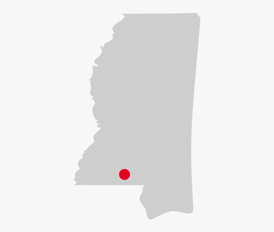 Mississippi State Shape, Transparent Clipart