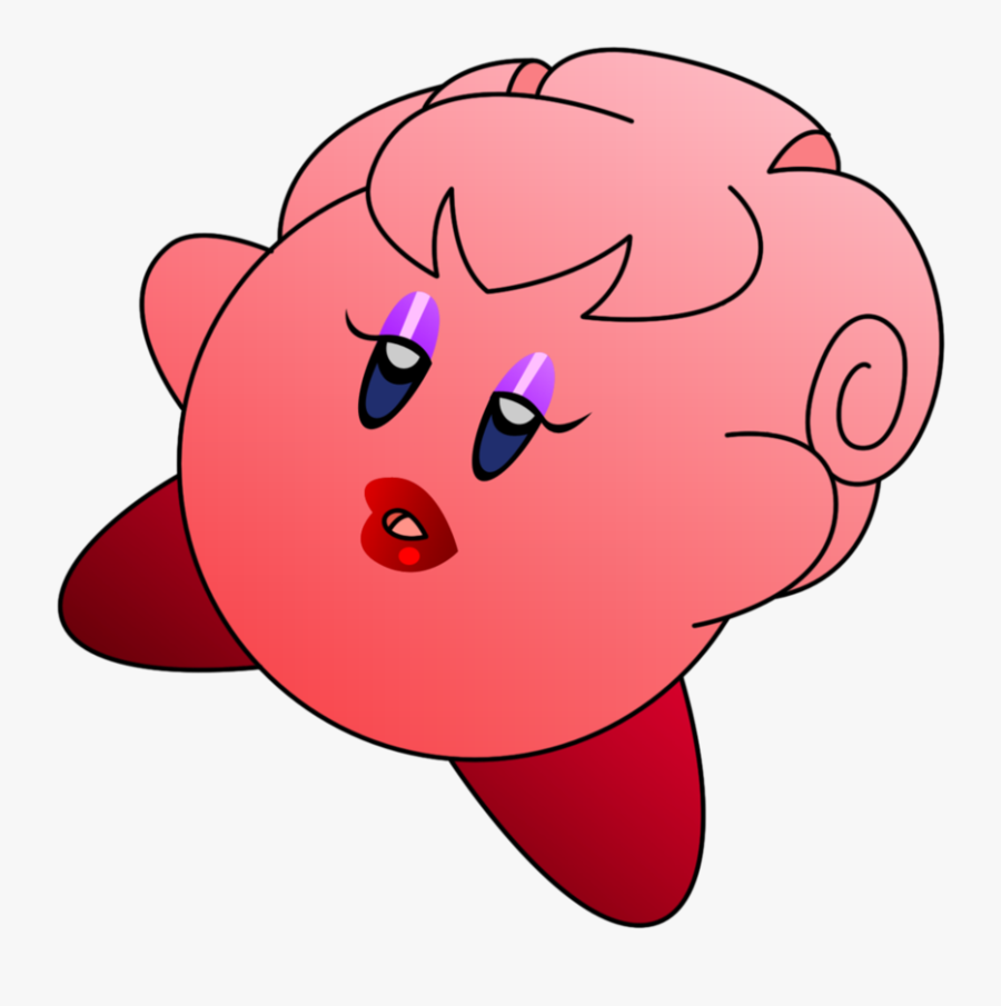 Kirby Tiff Cartoon Clip Art - Kirby With Ditto Face, Transparent Clipart