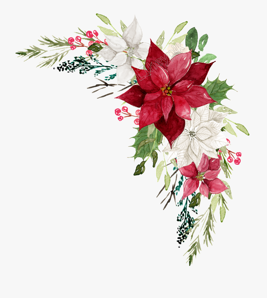 Lily Vector Border, Transparent Clipart