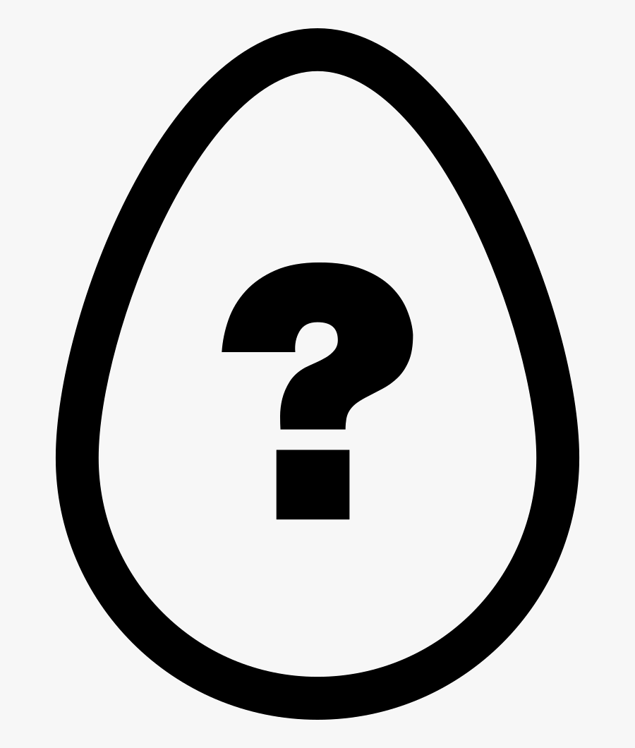 Egg Outline With Question Sign Inside Comments - Warrior Lacrosse Logo, Transparent Clipart