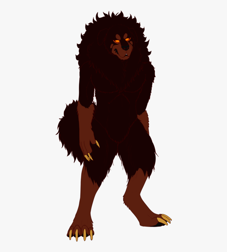 Tibetan Mastiff Werebeast By - Illustration, Transparent Clipart