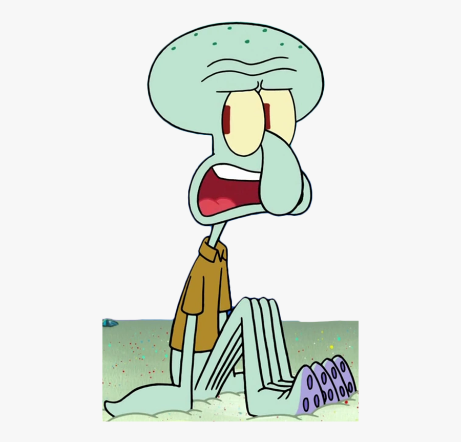Squidward Tentacles Patrick Star Character - Squidward Cartoon, Transparent Clipart