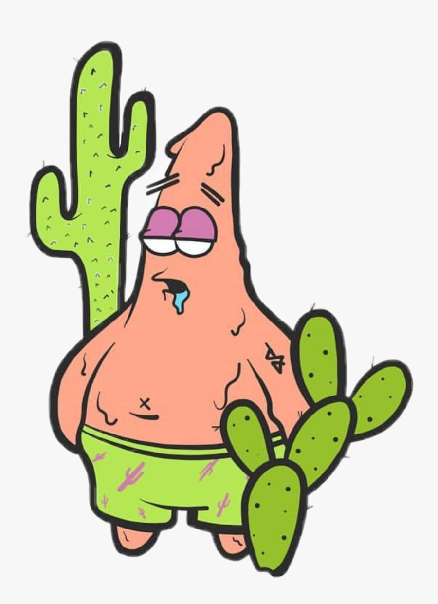 Patrick Star Cactus, Transparent Clipart
