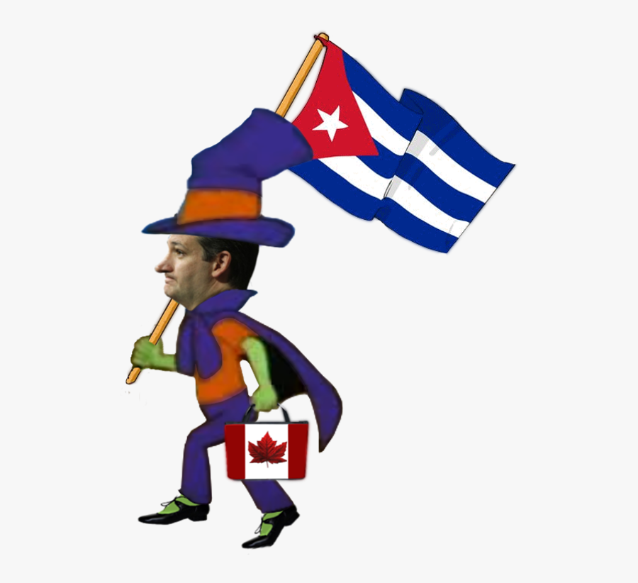 Ted Cruz Ted Clip Art Profession - Bandeira De Cuba E Da China, Transparent Clipart
