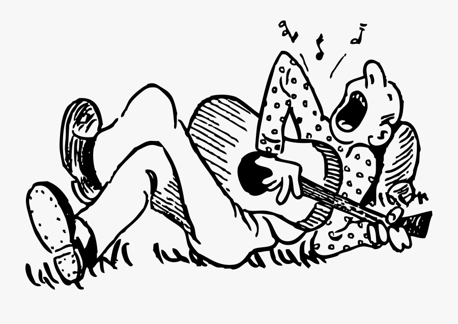 Laying Back Singing Clip Arts - Singing Clip Art, Transparent Clipart