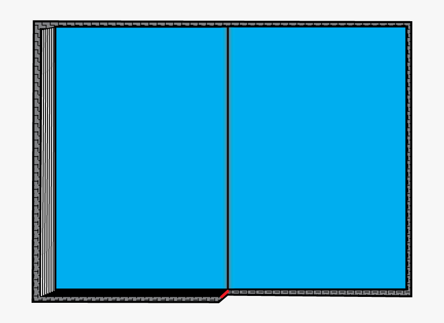 The Inside Back Cover Of Hardcover Book - Visual Arts, Transparent Clipart