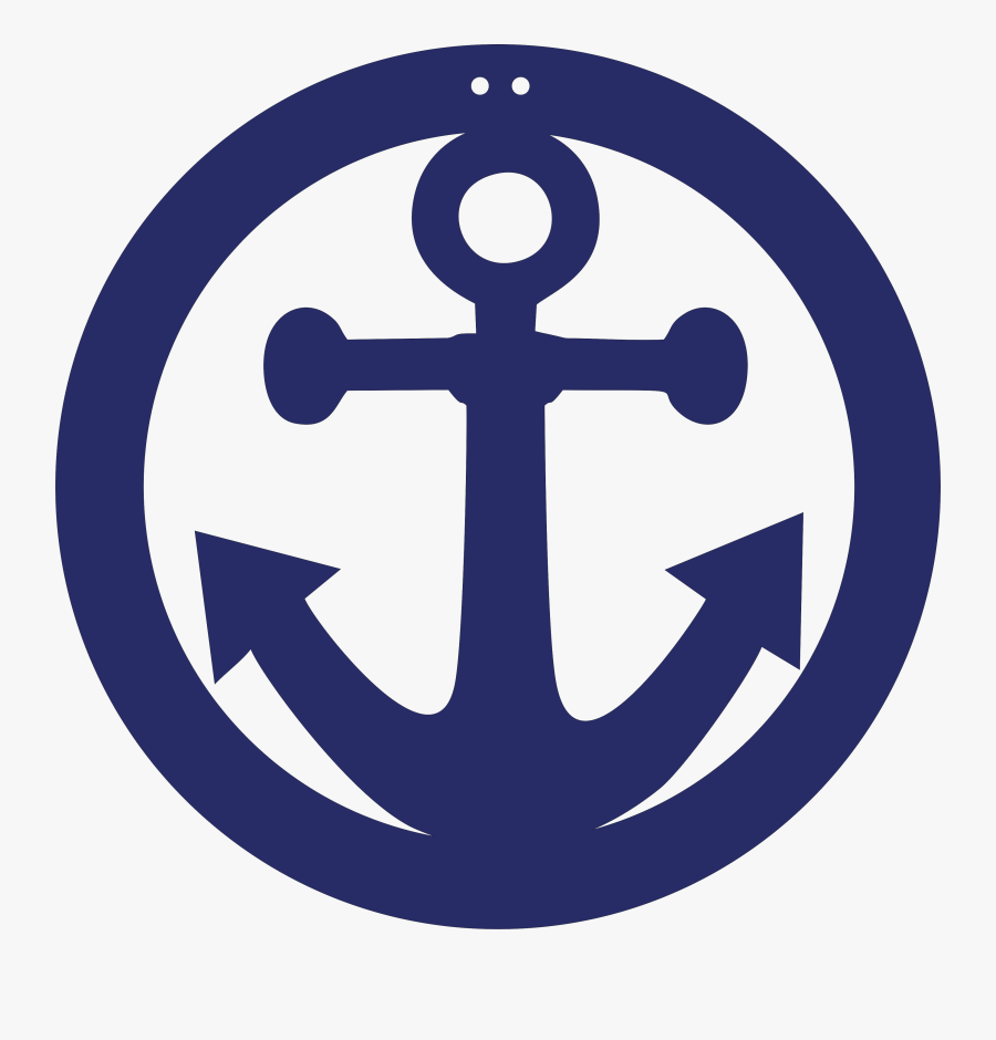 Clipart Anchor Blue Anchor - Anchor Vector Silhouette, Transparent Clipart