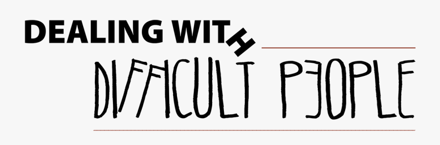 Difficult People Clip Art, Transparent Clipart
