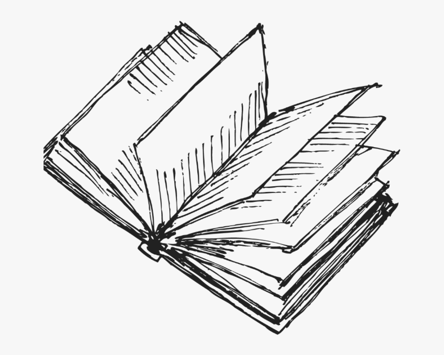 Transparent Books Drawing Png - Book Drawing, Transparent Clipart