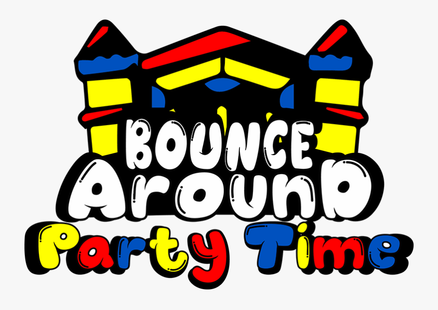 Bounce Around Party Time Rentals, Transparent Clipart
