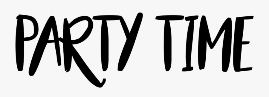#partytime #party #inscription #inscriptionpartytime, Transparent Clipart